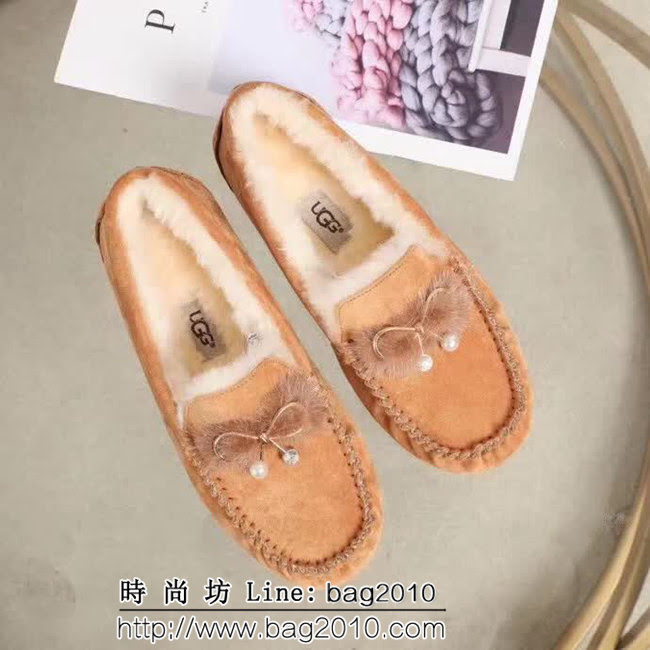 UGG 2018新款 專櫃1：1 帶防水 毛毛平底鞋 QZS1981